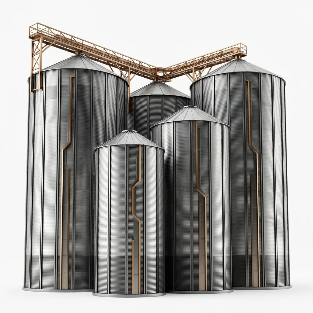 cálculo de capacidade de silo